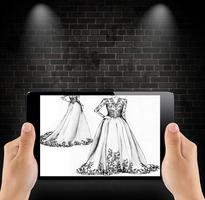 برنامه‌نما Wedding Gown Sketch عکس از صفحه