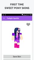 Sweet Pony Skin for Minecraft โปสเตอร์