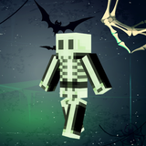 Skeleton Skin for Minecraft PE icône