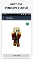 Skeleton Skin for Minecraft PE تصوير الشاشة 2