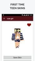 Teen Skins for Minecraft PE plakat