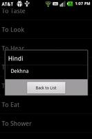 Learn Hindi captura de pantalla 3