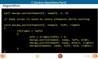 C Sorting Algorithms Part2 screenshot 1