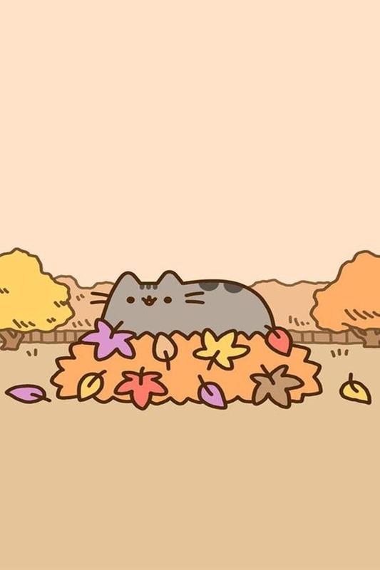 Pusheen Cat Desktop Wallpaper Wallpapersafari Xmas Wallpaper
