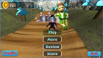 Ninja Skater Surfer 3D plakat