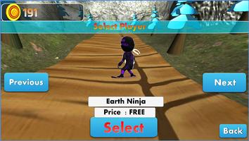 Ninja Skater Surfer 3D captura de pantalla 1