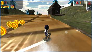 Ninja Skater Surfer 3D screenshot 2