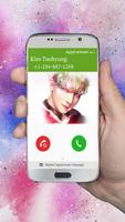 Call From BTS Kim Taehyung – Kpop capture d'écran 1
