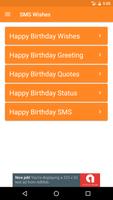 Happy Birthday Wishes SMS Images Wallpapers 截图 1