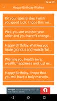 Happy Birthday Wishes SMS Images Wallpapers скриншот 2