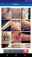 Name Tattoo Design App ภาพหน้าจอ 1