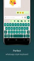 Keyboard for Whatsapp-fast emoji/sticker/gif send capture d'écran 2