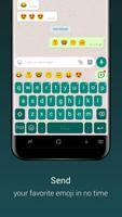 Keyboard for Whatsapp-fast emoji/sticker/gif send capture d'écran 3