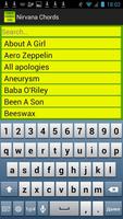 Nirvana Lyrics and Chords Cartaz