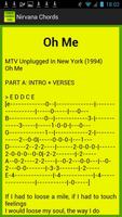 Nirvana Lyrics and Chords captura de pantalla 1
