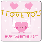 Valentine Gif Stickers biểu tượng