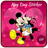 Hug Day Gif Stickers icône
