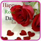 Rose Day Gif Stickers icône