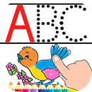ABC alfabeto ingles escrita & coloração animal APK