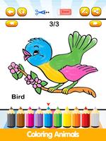 ABC anglais alphabet ecriture & animaux à colorier capture d'écran 1