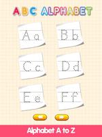 ABC anglais alphabet ecriture & animaux à colorier capture d'écran 3