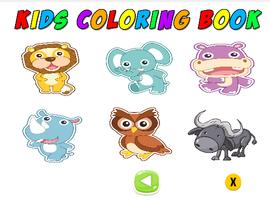 Kids Coloring Book wild animal screenshot 2