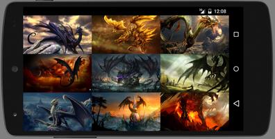 Dragon Wallpapers Free HD اسکرین شاٹ 3