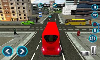 Coach Bus Driving Sim 3D स्क्रीनशॉट 1