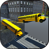 School Bus Racing Beam Engine Driving Games Free icon