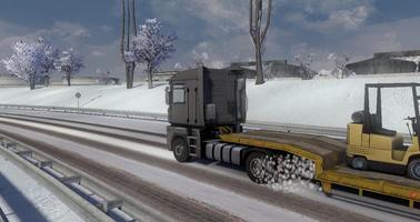 Truck Diver Cargo Simulation - Winter Snow Weather screenshot 1