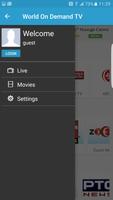 World On Demand TV capture d'écran 1