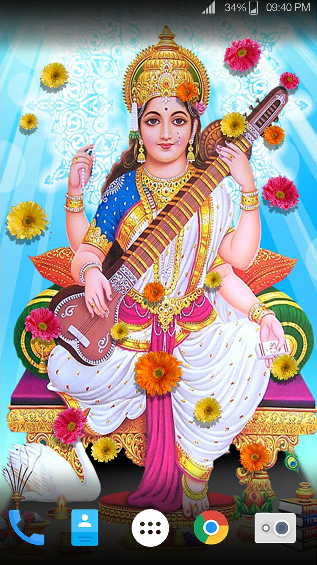 Maa Saraswati HD Live Wallpaper APK for Android Download Maa Saraswati HD Live Wallpaper APK for Android Download