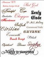 Tattoo Fonts Trendy screenshot 1