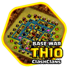 TH10 War Base COC 2016 ícone