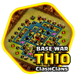 TH10 War Base COC 2016