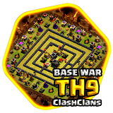 TH9 War Base COC 2017 icône