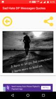 Sad Hate Quote Image DP Wallpaper Wishe SMS Mesage syot layar 3