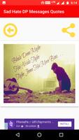 Sad Hate Quote Image DP Wallpaper Wishe SMS Mesage syot layar 2