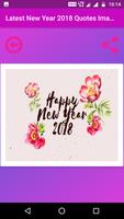 Latest New Year 2018 Quotes Images Wallpapers capture d'écran 2