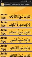 Daily Mp3 Quran Audio Tilawat Plakat