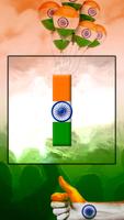 Indian Flag Letter Wallpaper Plakat