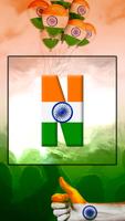 Indian Flag Letter Wallpaper screenshot 1