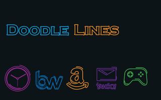 Doodle Lines - Solo Theme تصوير الشاشة 1