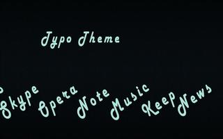 برنامه‌نما Typo - Solo Theme عکس از صفحه