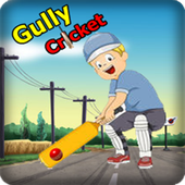 Gully Cricket Zeichen