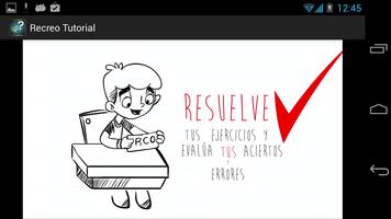 Recreo Tutorial captura de pantalla 2