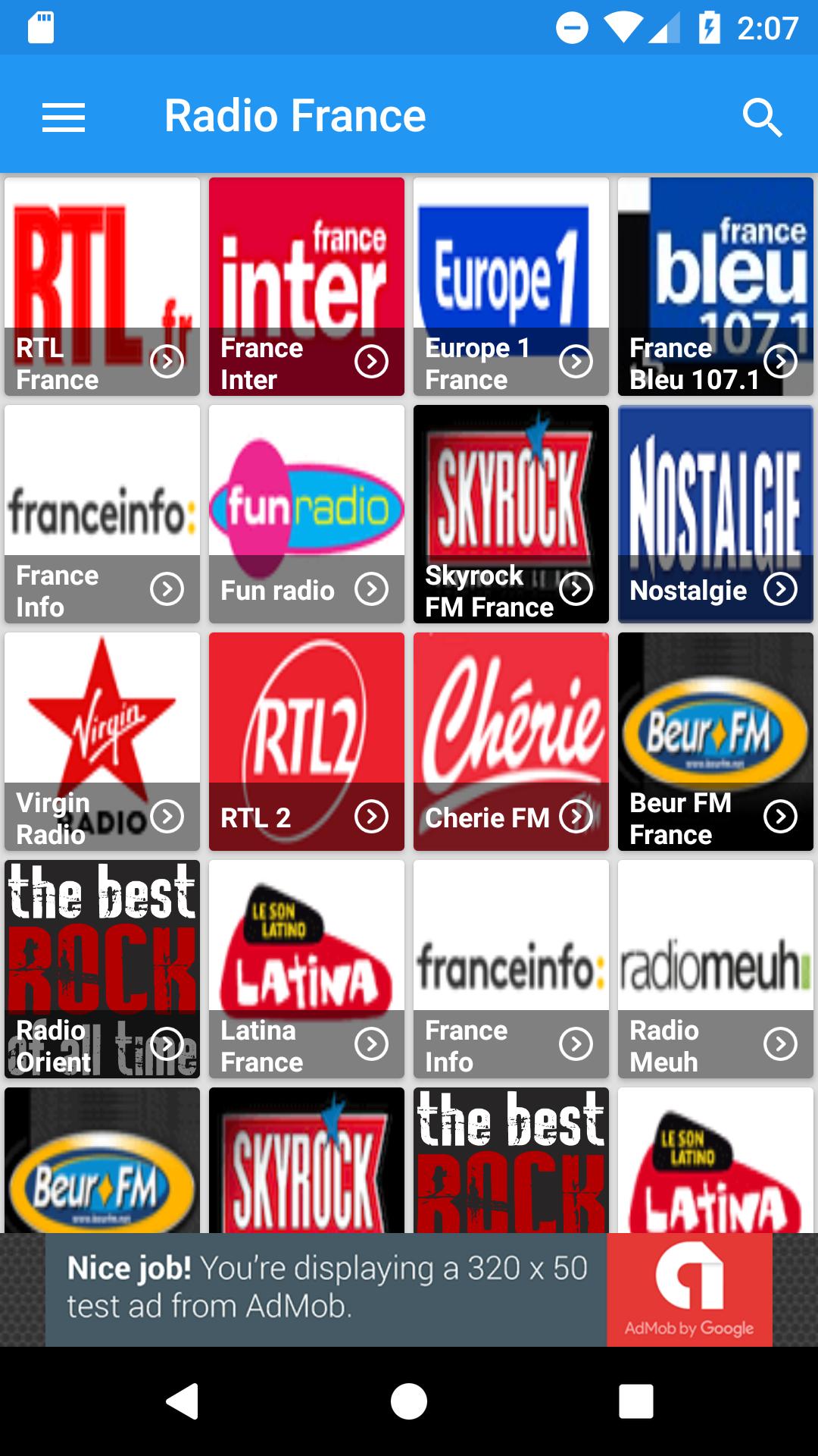 Descarga de APK de Radio Francia para Android