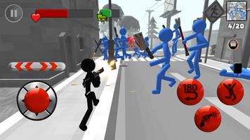 Stickman 3D Shooting 포스터