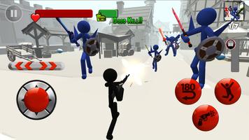 Stickman 3D vuurgevecht screenshot 1