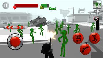 Stickman 3D vuurgevecht screenshot 2